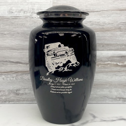 Customer Gallery - Offroad Truck Cremation Urn - Jet Black