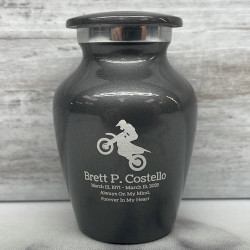 Customer Gallery - Dirt Bike Keepsake Urn - Gunmetal Gray