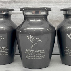 Customer Gallery - Hummingbird Keepsake Urn - Gunmetal Gray