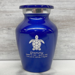Customer Gallery - Sea Turtle Keepsake Urn - Midnight Blue