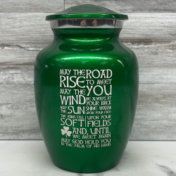 Customer Gallery - Irish Blessing Sharing Urn - Shamrock Green