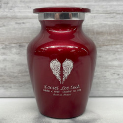 Customer Gallery - Angel Wings Keepsake Urn - Ruby Red