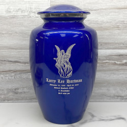 Customer Gallery - Angel Cremation Urn - Midnight Blue