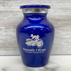 Customer Gallery - Motorcycle II Keepsake Urn - Midnight Blue