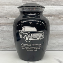 Customer Gallery - Truck II Sharing Urn - Jet Black