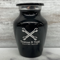 Customer Gallery - Mechanic Wrench Keepsake Urn - Jet Black