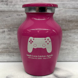 Customer Gallery - Gaming Controller Keepsake Urn - Rose Pink