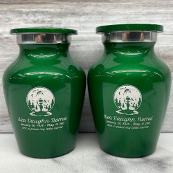 Customer Gallery - Alien UFO Keepsake Urn - Shamrock Green