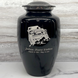Customer Gallery - Offroad Truck Cremation Urn - Jet Black