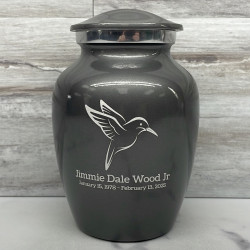 Customer Gallery - Hummingbird Sharing Urn - Gunmetal Gray