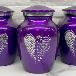 Customer Gallery - At Peace Sharing Urn - Purple Luster