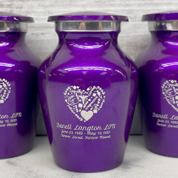Customer Gallery - Nurse Keepsake Urn - Purple Luster