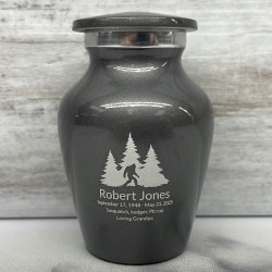 Customer Gallery - Sasquatch Keepsake Urn - Gunmetal Gray