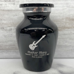 Customer Gallery - Electric Guitar Keepsake Urn - Jet Black