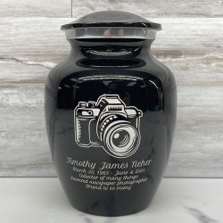 Customer Gallery - Camera Sharing Urn - Jet Black