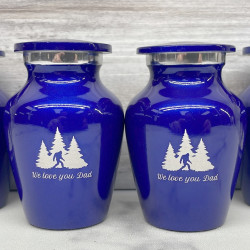 Customer Gallery - Sasquatch Keepsake Urn - Midnight Blue