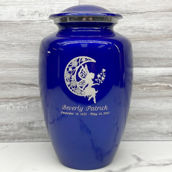 Customer Gallery - Fairy In the Moon Cremation Urn - Midnight Blue