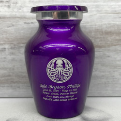 Customer Gallery - Cthulhu Keepsake Urn - Purple Luster