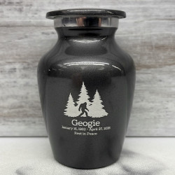 Customer Gallery - Sasquatch Keepsake Urn - Gunmetal Gray