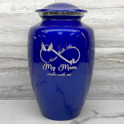 Customer Gallery - My Mom Walks With Me Cremation Urn - Midnight Blue