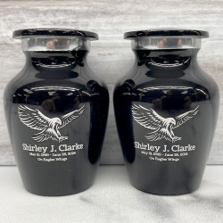 Customer Gallery - Eagle Keepsake Urn - Jet Black