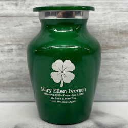 Customer Gallery - 4 Leaf Clover Keepsake Urn - Shamrock Green