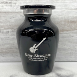 Customer Gallery - Electric Guitar Keepsake Urn - Jet Black