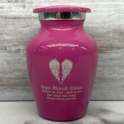 Customer Gallery - Angel Wings Keepsake Urn - Rose Pink