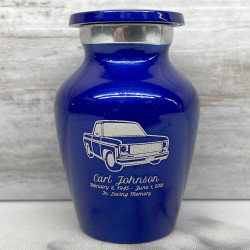 Customer Gallery - Truck II Keepsake Urn - Midnight Blue