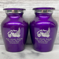 Customer Gallery - Riding with Angels Keepsake Urn - Purple Luster