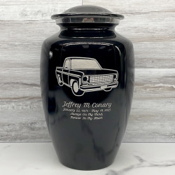 Customer Gallery - Truck II Cremation Urn - Jet Black