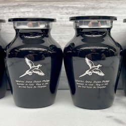 Customer Gallery - Pheasant Keepsake Urn - Jet Black