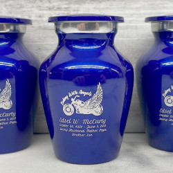 Customer Gallery - Riding with Angels Keepsake Urn - Midnight Blue
