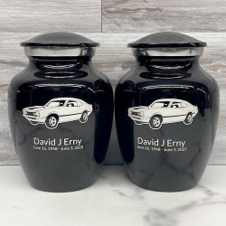 Customer Gallery - Muscle Car II Sharing Urn - Jet Black