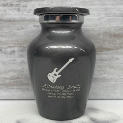 Customer Gallery - Electric Guitar Keepsake Urn - Gunmetal Gray