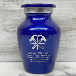 Customer Gallery - Woodworking Keepsake Urn - Midnight Blue