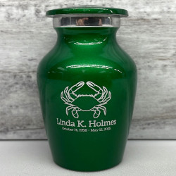 Customer Gallery - Crab Keepsake Urn - Shamrock Green