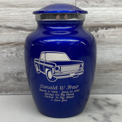Customer Gallery - Truck II Sharing Urn - Midnight Blue