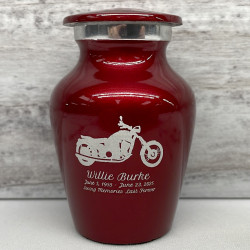 Customer Gallery - Motorcycle Keepsake Urn - Ruby Red