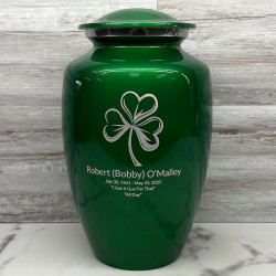 Customer Gallery - Shamrock Cremation Urn - Shamrock Green