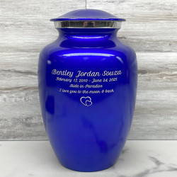 Customer Gallery - Midnight Blue Large Cremation Urn