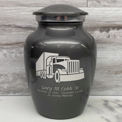 Customer Gallery - Semi Truck Sharing Urn - Gunmetal Gray