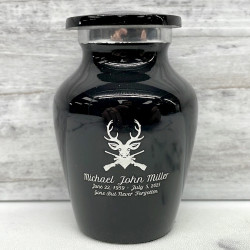 Customer Gallery - Deer Hunter Keepsake Urn - Jet Black