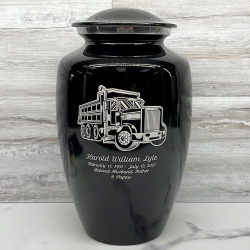 Customer Gallery - Dumping Truck Cremation Urn - Jet Black