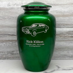 Customer Gallery - Muscle Car III Cremation Urn - Shamrock Green