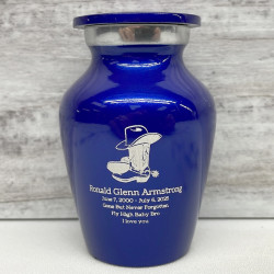 Customer Gallery - Cowboy Boots Keepsake Urn - Midnight Blue