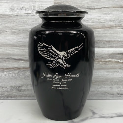 Customer Gallery - Eagle Cremation Urn - Jet Black