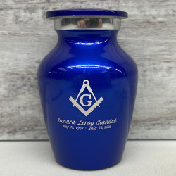 Customer Gallery - Masonic Keepsake Urn - Midnight Blue
