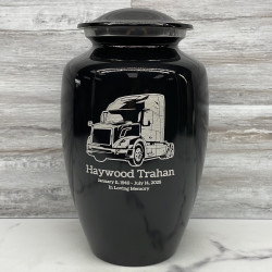 Customer Gallery - Semi II Cremation Urn - Jet Black