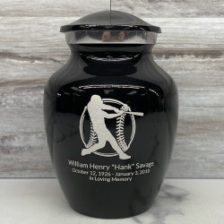 Customer Gallery - Baseball Sharing Urn - Jet Black